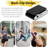 2FY2SW Mp3 MP3 32GB(Black) Player, Portable Mini Music Player with Headphone and USB Cable, Back Clip Lossless Sound