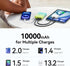INIU 45W 10000mAh Portable Charger, PD Slim Power Bank with Built-in USB-C, Camping Outdoor Travel Business, for Women