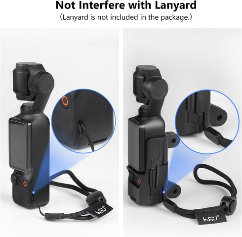 HSU 4/3, 3 Magnetic Expansion Adapter Mount Compatible with DJI Osmo Pocket Magnet Extended Mounting Bracket Frame