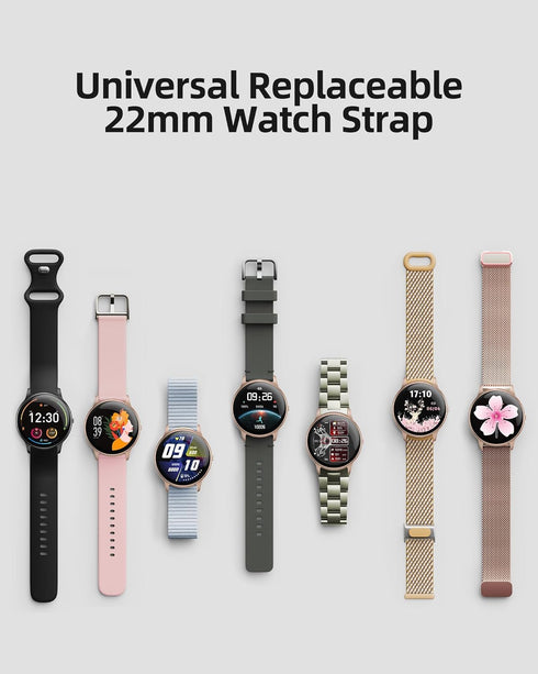 Parsonver Smart Watch for Women, 1.91" HD Screen with Answer/Make Calls, IP68 Waterproof, 100+ Sport Modes, Heart