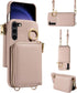 Furiet Wallet Case for Samsung Galaxy S23 5G, Luxury PU Leather Zipper Flip Organ Purse, Khaki