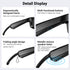 Smart Glasses, Polarized Bluetooth Sunglasses with Built-in Mic & Speakers, Voice Assistant, UV Protection