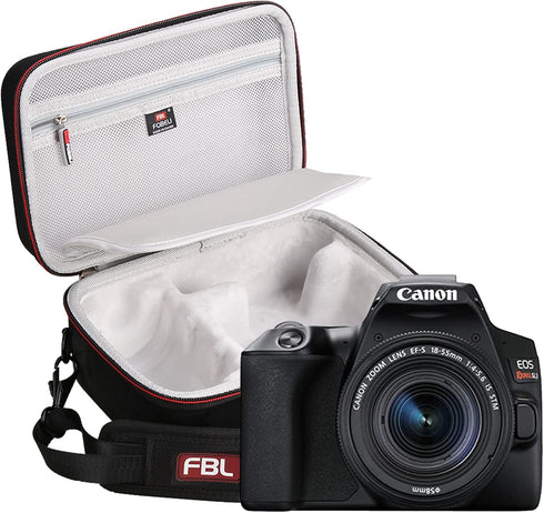 Hard Travel Carrying Case for Canon EOS Rebel T7 DSLR Camera with 18-55mm Lens, Waterproof Protective Storage Bag