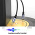 MOSWAG USB to RCA Cable, Dual RCA Stereo Y Splitter Cord, Nylon Braided Adapter for Laptop, PC, DVD Player, Speaker
