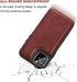 OT ONETOP iPhone 11 Pro Wallet Case, PU Leather Kickstand with Card Holder, Shockproof Cover (Brown)