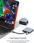 BAOZEE 4K@60Hz 100W 3 USB C to Dual HDMI Adapter, HDMI Splitter for Dual Monitors Extended Display, PD Charging, USB-A