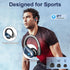Wireless Earbud, Bluetooth 5.4 Sport Headphones, 75Hrs Running Earphones with ENC Mic, Deep Bass for Android, iOS, Gym