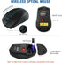 EDJO Wireless Keyboard and Mouse Combo, Full-Sized 2.4GHz USB Computer Wireless Keyboard and Optical Mouse for Windows,