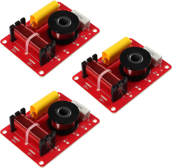 130W 2-Way Speaker System Audio Crossover Filters, Frequency Distributor, 3Pcs