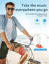 Kunodi Outdoor Waterproof Bluetooth Speaker, Mini Portable Wireless Shower Speaker with Subwoofer, Enhanced Bass,