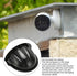 Universal Security Camera Sun Rain Cover Shield, Weatherproof Protective Roof for Dome/Bullet Outdoor Cameras, Black,