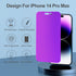 iPhone 14 Pro Max Privacy Screen Protector, Tempered Glass 6.7 inch Display, Gradient Colorful Anti Spy Light Easy