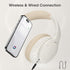 90-Hour 3 DOQAUS Over-Ear Bluetooth Headphones with Playtime, Professional EQ Modes, HiFi Deep Bass & HD Mic