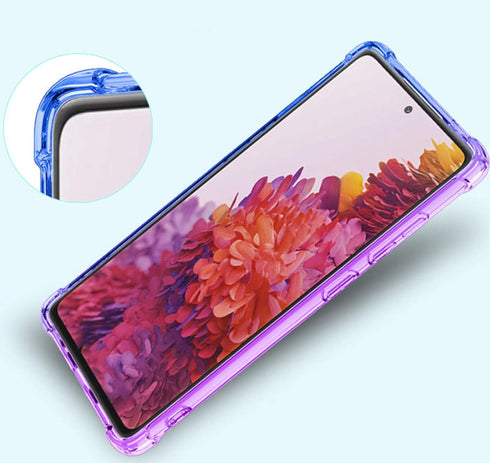 Osophter Clear Case for Galaxy S20 FE 5G, Transparent Reinforced Corners, TPU Shock-Absorption Cover