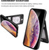 KIHUWEY iPhone X/Xs Case Wallet with Credit Card Holder, Heavy Duty Protective Cover, Black, 5.8 Inch
