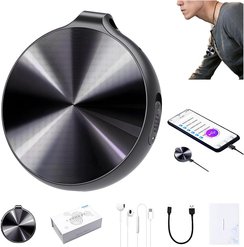BINGONE HD Smart Voice Recorder with One-Touch Recording & Playback, Recorder Noise Cancellation