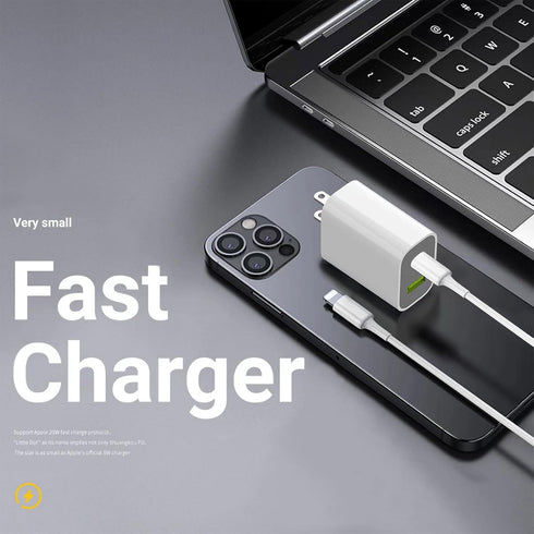 USB C Charger Block, Dual Port Type C Wall Charger 20W Fast Charging for iPhone 14/14 Pro/14 Pro Max/13/12