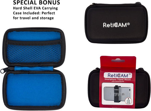 RETICAM Smartphone Tripod Mount - Metal Universal Smart Phone Tripod Adapter Including Both Standard and XL Mounting