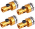 4Pcs SCX10 4WD 1:10(Yellow) Body Shell Mount Column, Magnetic Post Mount, Body RC Car Magnetic Shell Post Model Car