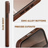 Genuine Leather Case for iPhone 15 Pro Max 6.7 inch, Rustic Brown, Oil Wax Top-Grain Leather, MagSafe Compatible
