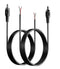 RCA to Bare Wire Speaker Cable 2 Pack, Bare Wire Cables to RCA Plugs Adapter for Speakers Amplifier Audio Video AV