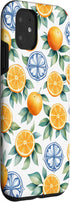 Orange Fruit Lover Citrus Summer Gifts Decorations Summer 11 Fruit Citrus Orange Tangerine Mediterranean Pattern Case