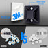 4/5" 100 Pack HUASAI Zip Tie Mount With Cable Ties,Self Adhesive-backed Mounts for Wire Holder, Black Cable Management