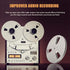 FOLOSAFENAR 1/4 Inch 7 Inch 3 Hub Empty Reel to Reel Take-up Reel - Universal Holes Aluminum Alloy Opening Part, Low