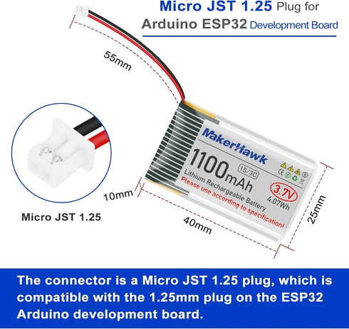 ESP32 LoRa V3 Module Board - 1000mAh Battery Set with 863-928MHz Antenna and SX1262 LoRa V3 Devices for Meshtastic