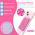 PKYAA Silicone Suction Phone Case Mount, Hands-Free Mirror Shower Phone Holder for Selfies, Tiktok Videos (Translucent)
