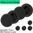 Ear Cushions for Jabra Headset Replacement Foam Earpads for Jabra PRO 920 9450 Biz 1500 1900 2400 (4 Pack)