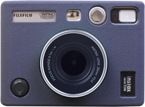 Rieibi Mini EVO Case - Silicone Protective Case for Fuji Mini EVO Instant Camera - Lightweight Soft Rubber Case for