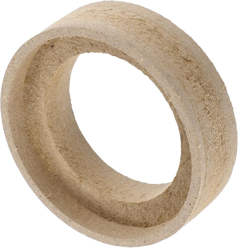 uxcell 4 Pcs Universal 1 Inch Speaker Subwoofer Mounting Spacer Rings, Solid Wood, Beige