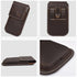 Genuine Leather Phone Holster with Belt Clip, Cell Phone Pouch for iPhone and Smartphone, Leather Phone Case