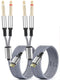gudxfj 2 Pack USB C to 1/4 inch Audio Cable, USB C to