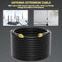 onelinkmore Low-Loss Coaxial Extension Cable, 75Ft RG58 SMA Female to Male for Two-Way Radio Applications