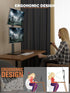 Dual Monitor Stand - Vertical Stack Screen Free-Standing Riser Fits Two 13 to 34 Inch Screens, Height Adjustable