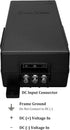 EverStar iPoE-24W48DW 100Mbps | 9-36V DC in | 48V/0.5A 24W DC PoE Out | Solar PoE Injector/Adapter, Black