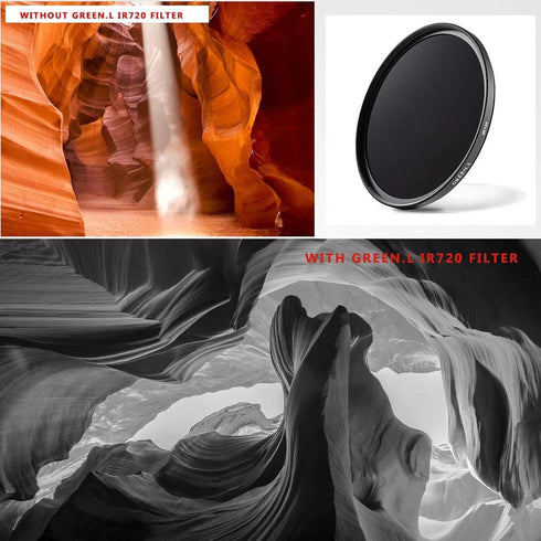 37mm Infrared Filter, 37mm IR 720nm (R72) Filter for Camera Lens