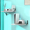 DAWASAPAT Projector Mount, White Small Mini Projector Shelf/Cable Box Wall Mount/Router Wall