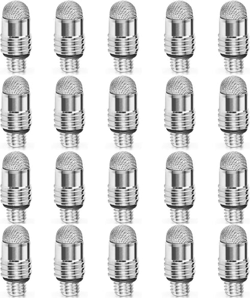 GUUGEI Mesh Fiber Stylus Pen Replacement Tips (20 Pcs) for Capacitive Touch Screen,