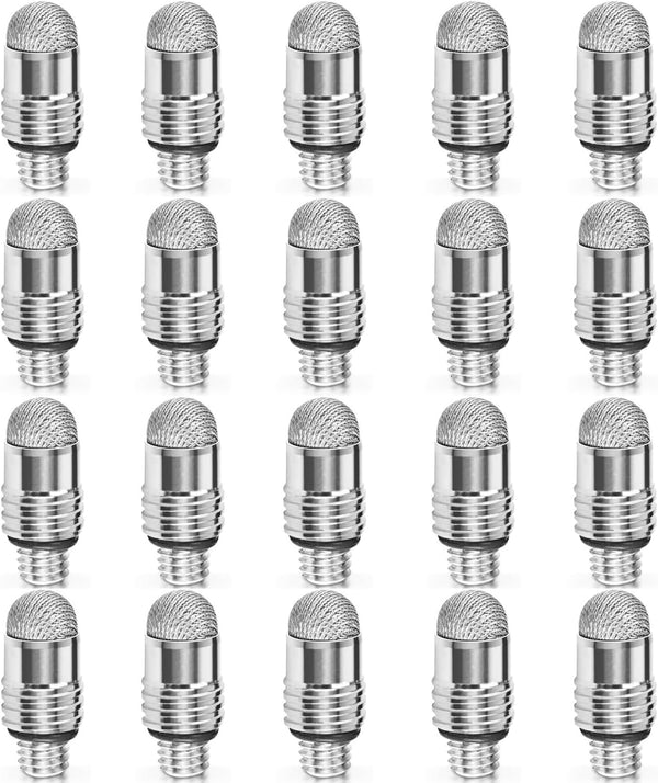 GUUGEI Mesh Fiber Stylus Pen Replacement Tips (20 Pcs) for Capacitive Touch Screen,