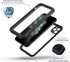 Lanhiem iPhone 11 Pro Max Case, IP68 Waterproof Dustproof with Built-in Screen Protector, Heavy Duty Clear Back