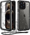 WIFORT Waterproof Case for iPhone 12 Pro - Built-in Screen Protector, Water Resistant Cover, Protective Drop Protection