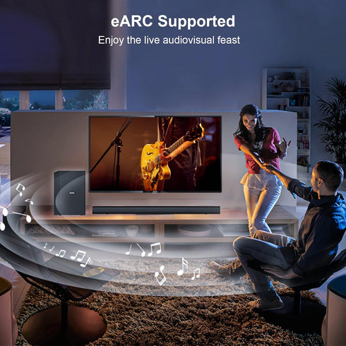 8K 6ft, 48Gbps 2.1 8K@60Hz, 4K@120Hz/144Hz Dolby 2.2&2.3 PS5, FIBBR HDMI Fiber Optic Cable HDMI Cable/AOC Support HDR