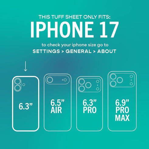 17 2-Pack 9H 17 2-Pack Smartish iPhone Screen Protector + Camera Lens Covers - Tuff Sheet - Tempered Glass Easy Install