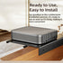XULIONTS No Drill Projector Shelf, Adjustable Headboard and Sofa Projector Mount, Wall Mounted Shelf for Projector