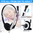 Yunsailing 30 Pack Kids Headphones with Microphone, Lightweight Adjustable Earphones, 3.5 mm Jack (White)