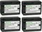 Kastar 4-Pack Battery - VW-VBK180 Replacement for Panasonic HDC-TM40PC, HDC-TM41, HDC-TM45, HDC-TM55, HDC-TM60 Cameras