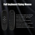 Universal TV Remote Air Mouse, 2.4GHz Mini Wireless Fly Mouse Keyboard with USB Receiver, Intelligent Anti Shake